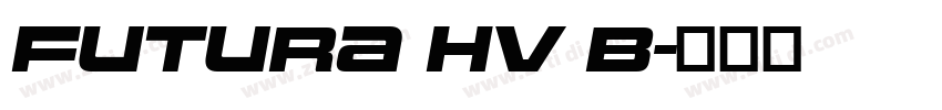 futura hv b字体转换
